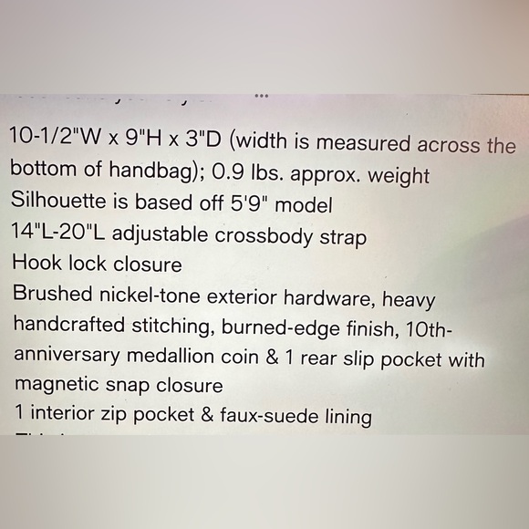 Patricia Nash Leather Crossbody purse - Picture 2 of 8